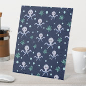 Signe De Table Motif de Pieuvre Mignonne (In SItu)