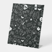 Signe De Table Motif d'Halloween (Recto)