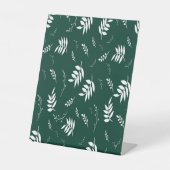 Signe De Table motif feuille (Recto)