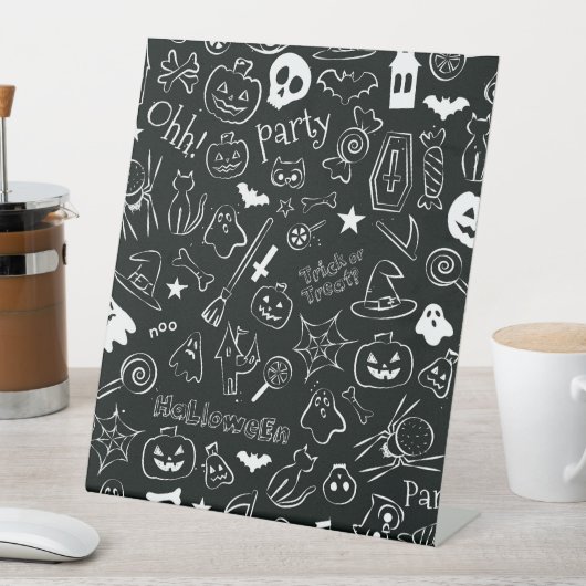 Signe De Table Motif Halloween 1 (In SItu)
