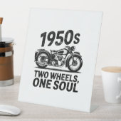 Signe De Table Moto à deux roues, à une âme (In SItu)