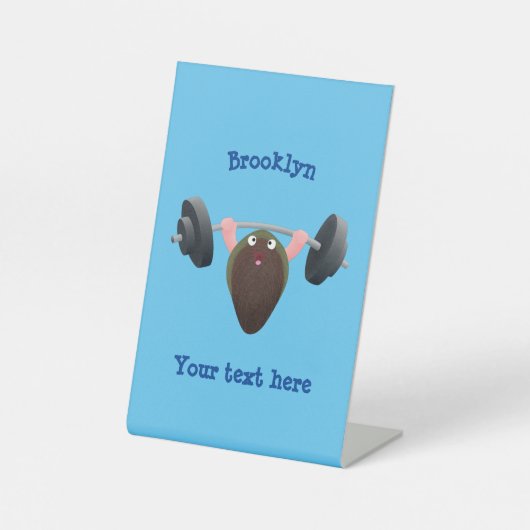 Signe De Table Moule amusante travaillant sur l'illustration de d (Recto)