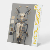 SIGNE DE TABLE MOUSSA  PEDESTAL SIGN (Recto)