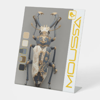 SIGNE DE TABLE MOUSSA  PEDESTAL SIGN