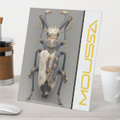 SIGNE DE TABLE MOUSSA  PEDESTAL SIGN (In SItu)