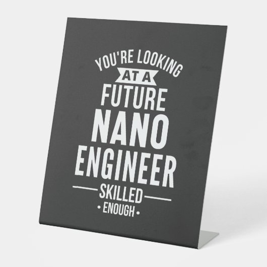 Signe De Table NANO cadeau ingénieur (Recto)