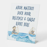 Nautical Boy Sailor Nounours Baby shower cadeau