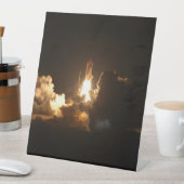 Signe De Table Navette spatiale Terre Orbitale Nuit Spacecraft Ca (In SItu)