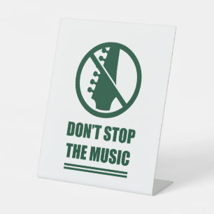 Signe De Table Ne Pas Arrêter La Musique