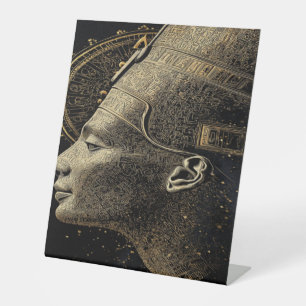 Signe De Table Nefertiti Ligne Silhouette Moderne Art