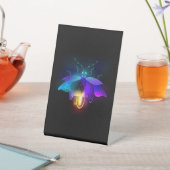 Signe De Table Neon Firefly sur noir (In SItu)