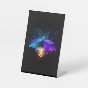 Signe De Table Neon Firefly sur noir