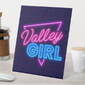 Signe De Table Neon Valley Girl (In SItu)