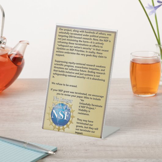 Signe De Table N'est plus financé (In SItu)