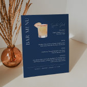 Signe De Table NEVE Marine Signature Boire Mariage Bar Menu