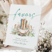 Signe De Table New Chapter Storybook Favors Bridal Shower Sign