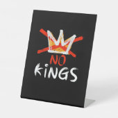 Signe De Table No King Funny Quote Retro Creative Style (Recto)