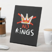 Signe De Table No King Funny Quote Retro Creative Style (In SItu)