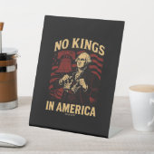 Signe De Table No Kings In America Since 1776 Anti-Donald Trumpp (In SItu)
