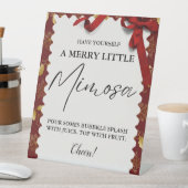 Signe De Table Noël Barre Mimosa Signet Famille Brunch (In SItu)