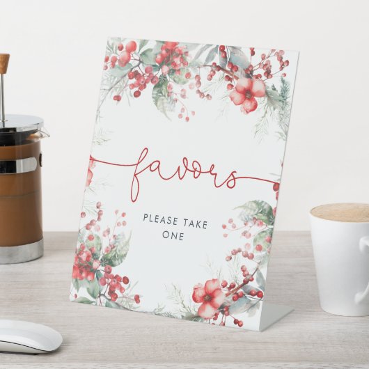 Signe De Table Noël Berry Douche Faveurs (In SItu)