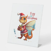 Signe De Table Noël des libellules confortables (Recto)