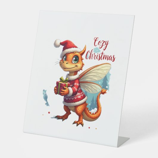 Signe De Table Noël des libellules confortables (Recto)