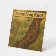 Nœud des trois grenouilles – Jeu de mots fantaisis