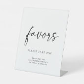 Signe De Table Noir minimal Blanc Moderne Mariage Classique Faveu (Recto)
