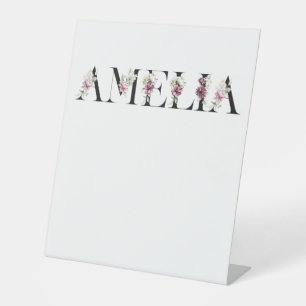 Signe De Table Nom Amelia