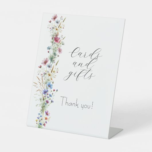 Signe De Table nom de fleur de la fête de jardin française (Recto)