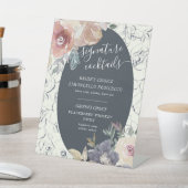 Signe De Table nostalgique indigo blush cocktail floral Signal (In SItu)