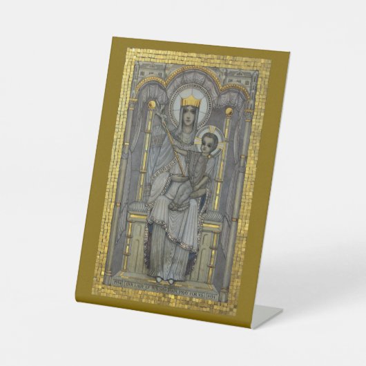 Signe De Table Notre-Dame de Walsingham (Recto)