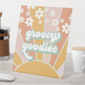 Signe De Table Nourriture Rétro Sunshine Groovy Goodies (In SItu)