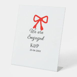 Signe De Table Nous sommes engagés ajouter nom lettre rouge arc t