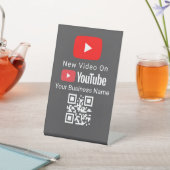 Signe De Table Nouveau code QR de vidéos | YouTube | Technicien e (In SItu)