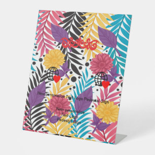 Signe De Table Nouvelle personnalisation Logo Texte Signal Pedest