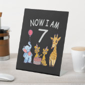 Signe De Table Now I, 7 ans d'or 7th Birthday (In SItu)