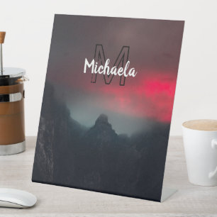 Signe De Table Nuages brûlants, brouillard et monographie des mon