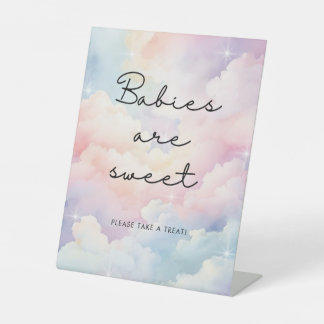 Signe De Table Nuages Ciel Bébés sont Baby showers doux