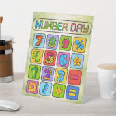 Signe De Table Number Day Math Icons Calculator Design (In SItu)