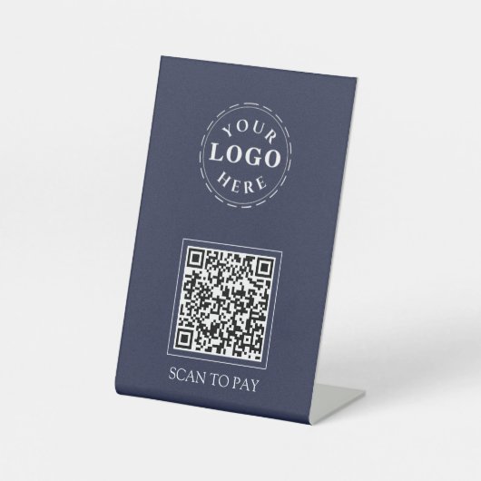 Signe De Table Numériser pour payer la signature de piédestal ave (Recto)