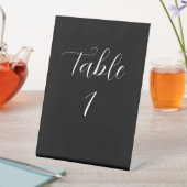 Signe De Table Numéro de table de mariage (In SItu)
