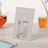 Signe De Table Numéro de table de mariage romantique sur la plage (In SItu)