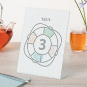 Signe De Table Numéro de table de préservatif de vie de Baby Show (In SItu)