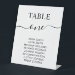 Signe De Table Numéro de table du tableau de mariage simple et él<br><div class="desc">Numéro de table du tableau de mariage simple et élégant</div>