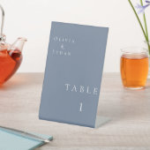 Signe De Table Numéro de table minimaliste Dusty (In SItu)