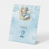 Signe De Table Numéro de table Oh Baby Teddy Bear (Recto)