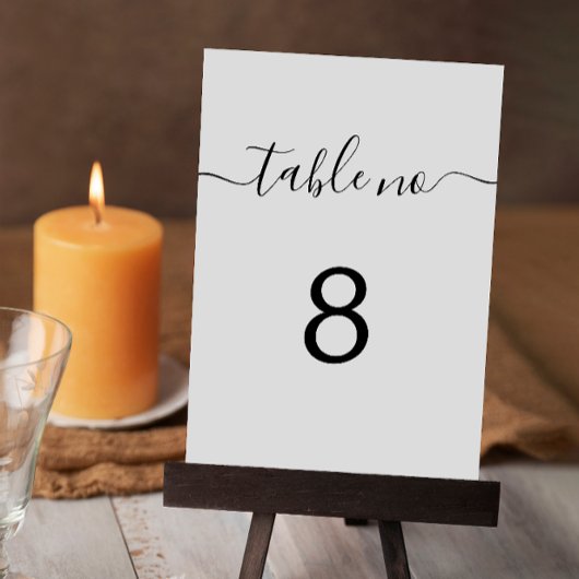 Signe De Table Numéro de tableau mariage, Numéro de tableau impri