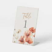 Signe De Table Numéro de tableau Signal piédestal (Recto)